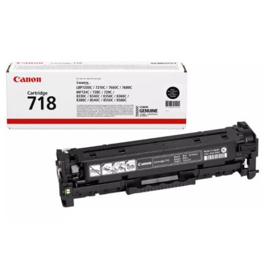 Canon Toner 2662B002 CRG-718 Sort i gruppen COMPUTERTILBEHØR / Printere og tilbehør / Blæk og toner / Toner / Canon hos TP E-commerce Nordic AB (C26509)