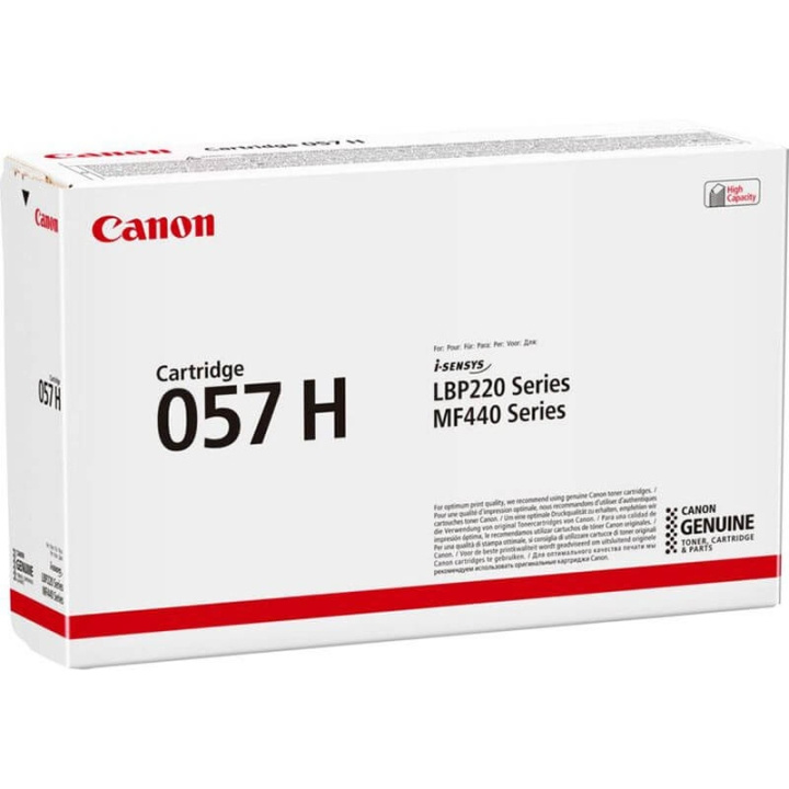 Canon Toner 3010C002 057H Sort i gruppen COMPUTERTILBEHØR / Printere og tilbehør / Blæk og toner / Toner / Canon hos TP E-commerce Nordic AB (C26521)