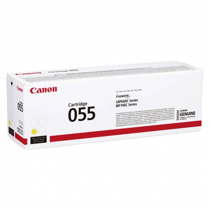 Canon Toner 3013C002 055 Gul i gruppen COMPUTERTILBEHØR / Printere og tilbehør / Blæk og toner / Toner / Canon hos TP E-commerce Nordic AB (C26522)