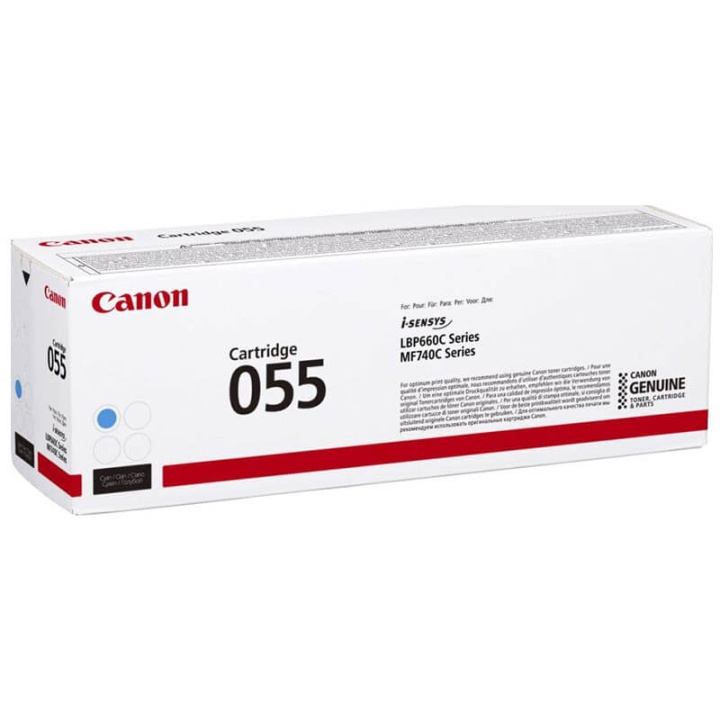 Canon Toner 3015C002 055 Cyan i gruppen COMPUTERTILBEHØR / Printere og tilbehør / Blæk og toner / Toner / Canon hos TP E-commerce Nordic AB (C26524)