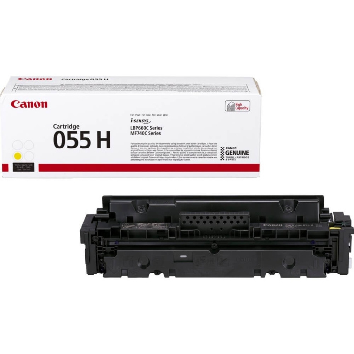 Canon Toner 3017C002 055H Gul i gruppen COMPUTERTILBEHØR / Printere og tilbehør / Blæk og toner / Toner / Canon hos TP E-commerce Nordic AB (C26526)