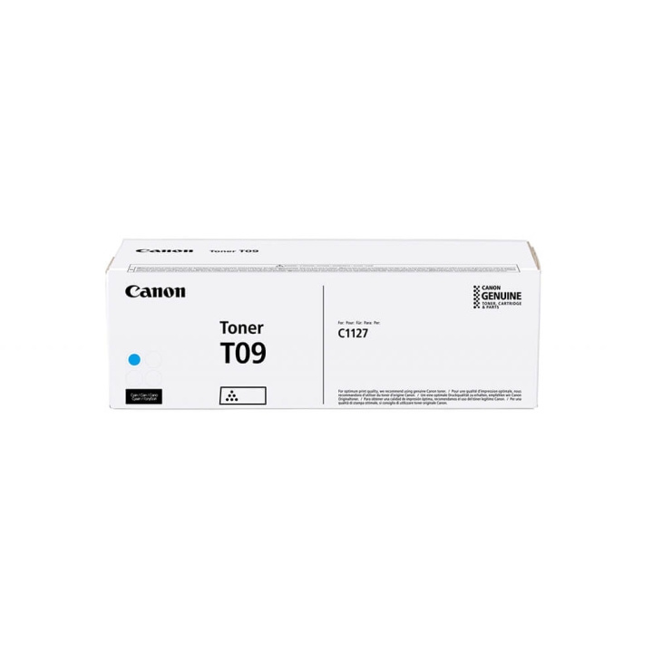 Canon Toner 3019C006 T09 Cyan i gruppen COMPUTERTILBEHØR / Printere og tilbehør / Blæk og toner / Toner / Canon hos TP E-commerce Nordic AB (C26531)