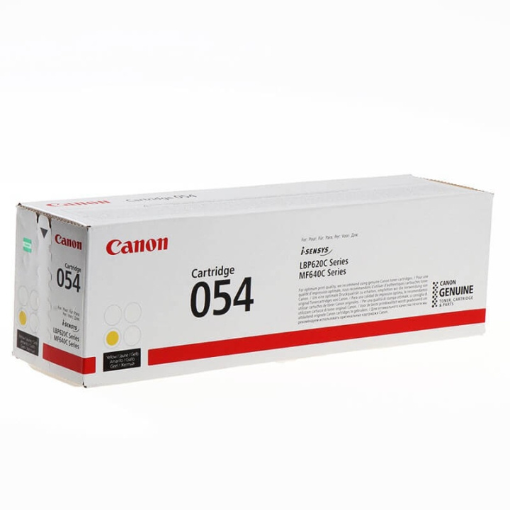 Canon Toner 3021C002 054 Gul i gruppen COMPUTERTILBEHØR / Printere og tilbehør / Blæk og toner / Toner / Canon hos TP E-commerce Nordic AB (C26534)