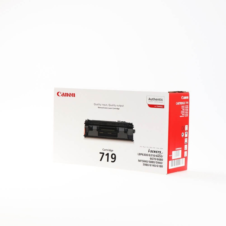 Canon Toner 3479B002 719 Sort i gruppen COMPUTERTILBEHØR / Printere og tilbehør / Blæk og toner / Toner / Canon hos TP E-commerce Nordic AB (C26542)