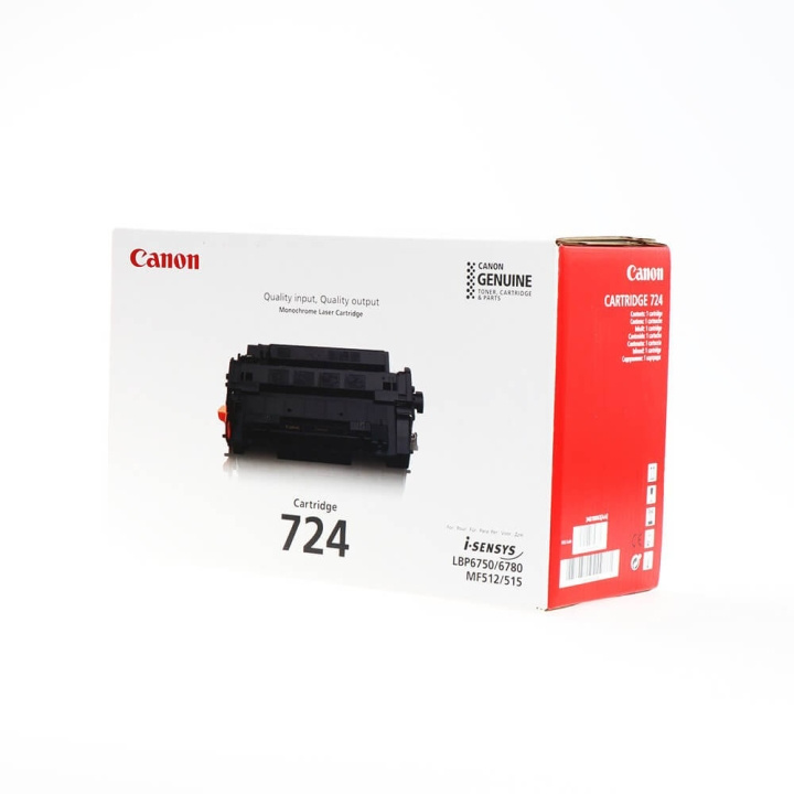 Canon Toner 3481B002 724 Sort i gruppen COMPUTERTILBEHØR / Printere og tilbehør / Blæk og toner / Toner / Canon hos TP E-commerce Nordic AB (C26544)