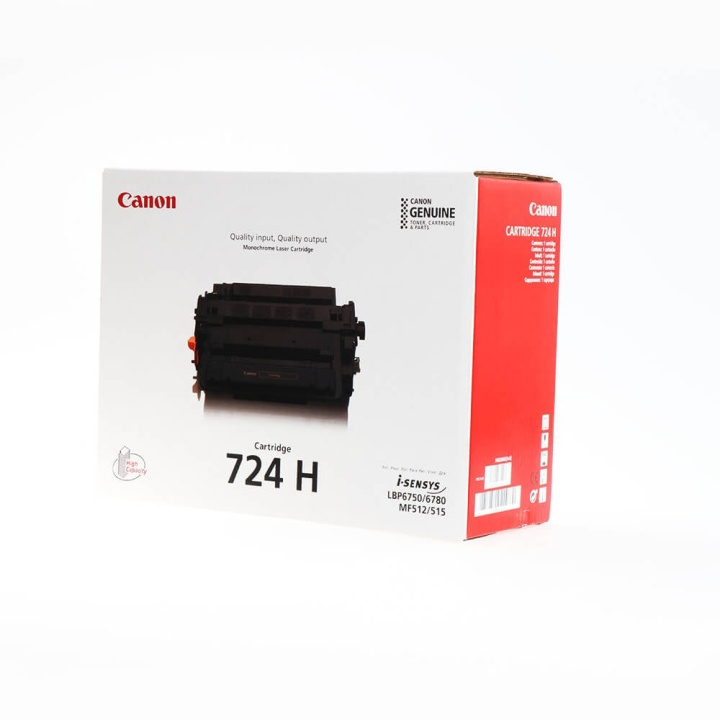 Canon Toner 3482B002 724H Sort i gruppen COMPUTERTILBEHØR / Printere og tilbehør / Blæk og toner / Toner / Canon hos TP E-commerce Nordic AB (C26545)