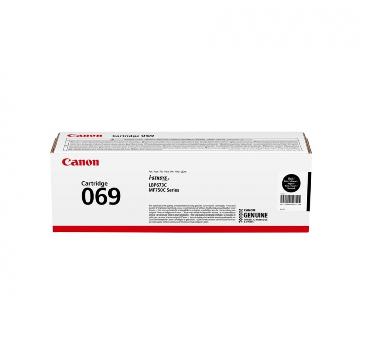 Canon Toner 5094C002 069 Sort i gruppen COMPUTERTILBEHØR / Printere og tilbehør / Blæk og toner / Toner / Canon hos TP E-commerce Nordic AB (C26589)