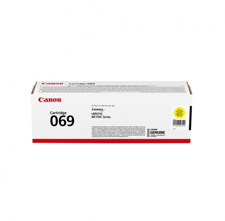 Canon Toner 5091C002 069 Gul i gruppen COMPUTERTILBEHØR / Printere og tilbehør / Blæk og toner / Toner / Canon hos TP E-commerce Nordic AB (C26592)