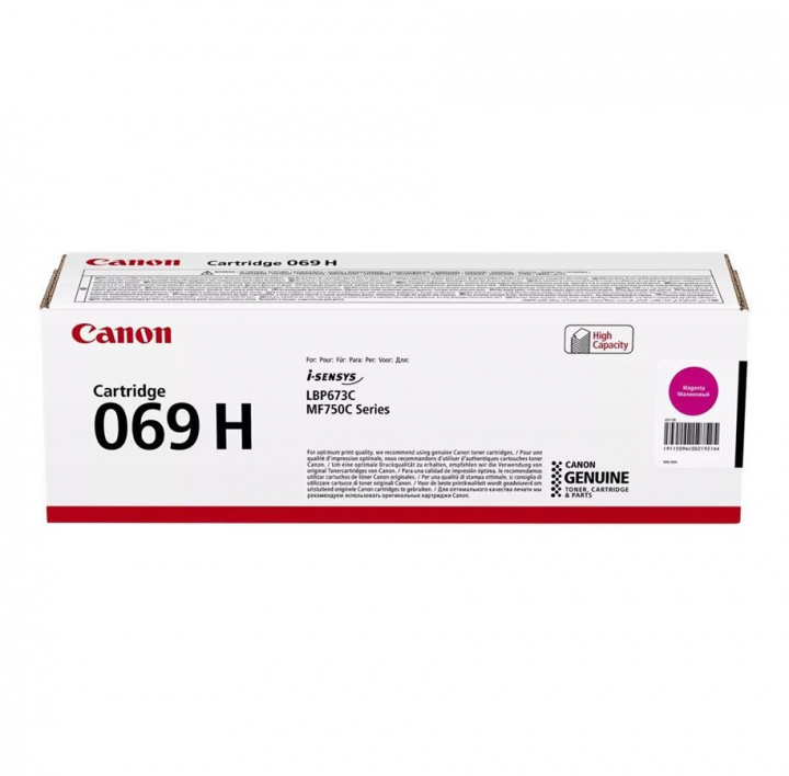 Canon Toner 5096C002 069H Magenta i gruppen COMPUTERTILBEHØR / Printere og tilbehør / Blæk og toner / Toner / Canon hos TP E-commerce Nordic AB (C26595)