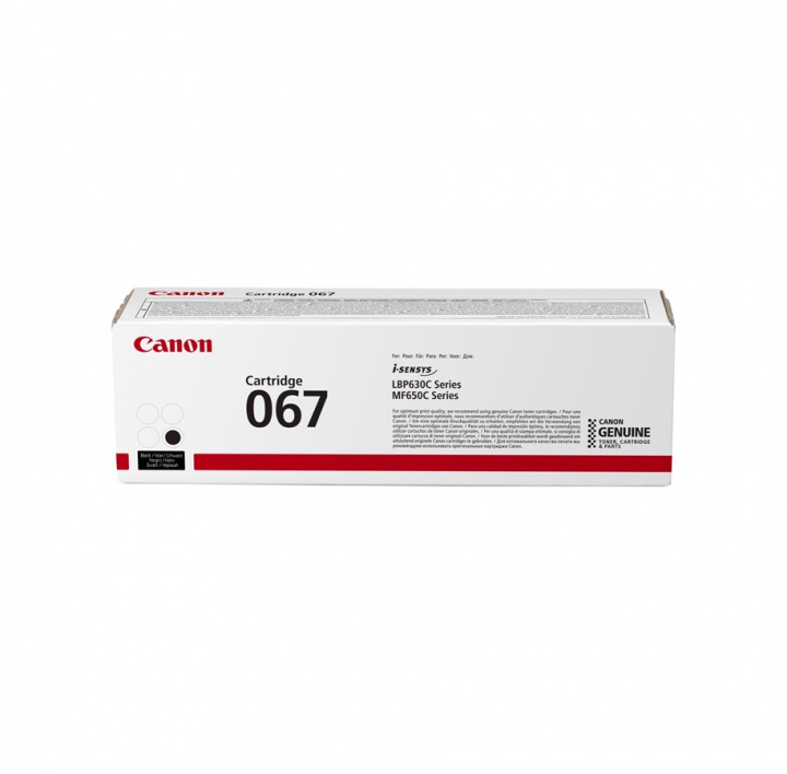 Canon Toner 5102C002 067 Sort i gruppen COMPUTERTILBEHØR / Printere og tilbehør / Blæk og toner / Toner / Canon hos TP E-commerce Nordic AB (C26606)