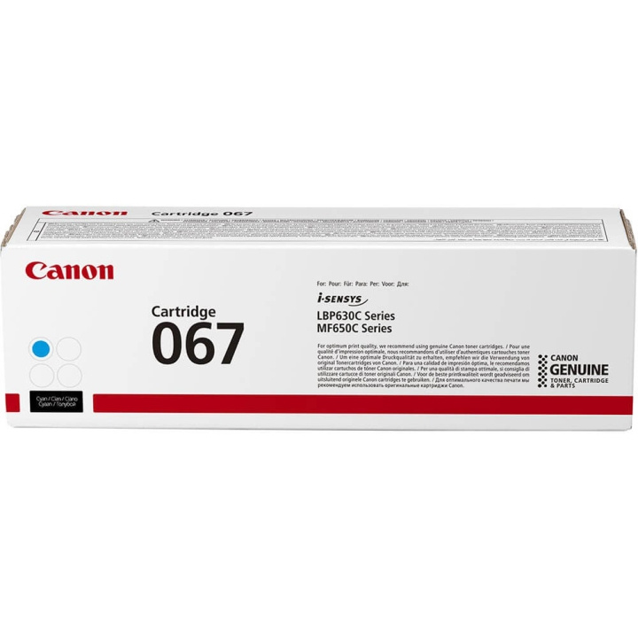 Canon Toner 5101C002 067 Cyan i gruppen COMPUTERTILBEHØR / Printere og tilbehør / Blæk og toner / Toner / Canon hos TP E-commerce Nordic AB (C26607)