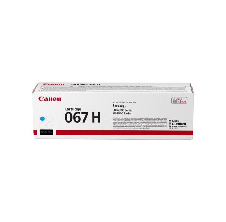 Canon Toner 5105C002 067H Cyan i gruppen COMPUTERTILBEHØR / Printere og tilbehør / Blæk og toner / Toner / Canon hos TP E-commerce Nordic AB (C26611)