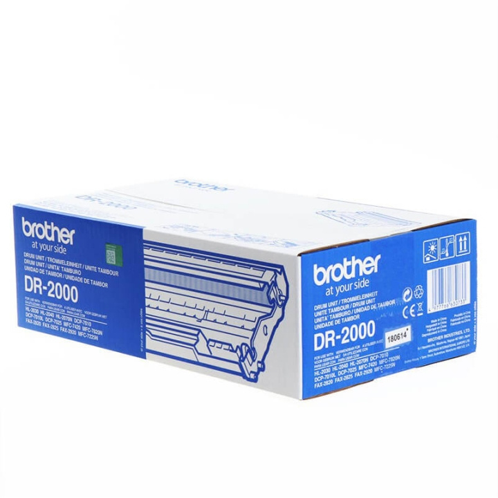 Brother Tromle DR2000 DR-2000 Sort i gruppen COMPUTERTILBEHØR / Printere og tilbehør / Blæk og toner / Trommer / Brother hos TP E-commerce Nordic AB (C26616)