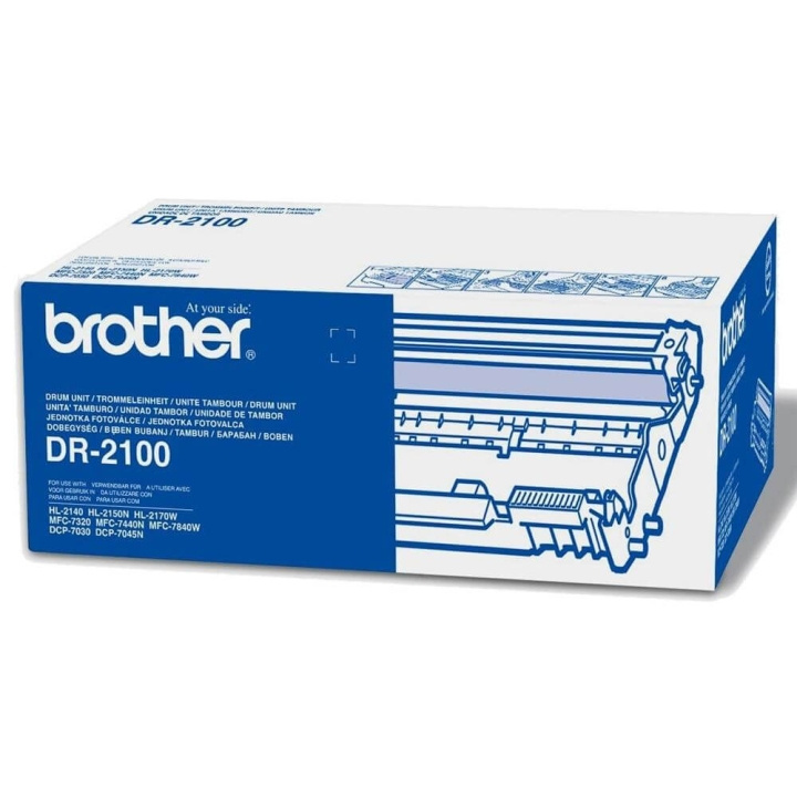 Brother Tromle DR2100 DR-2100 Sort i gruppen COMPUTERTILBEHØR / Printere og tilbehør / Blæk og toner / Trommer / Brother hos TP E-commerce Nordic AB (C26618)