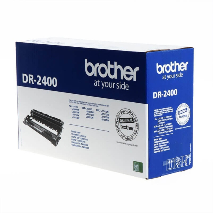 Brother Tromle DR2400 DR-2400 Sort i gruppen COMPUTERTILBEHØR / Printere og tilbehør / Blæk og toner / Trommer / Brother hos TP E-commerce Nordic AB (C26622)