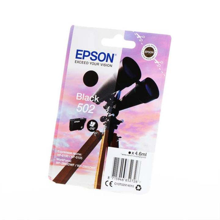 EPSON Blæk C13T02V14010 502 Binoculars Sort i gruppen COMPUTERTILBEHØR / Printere og tilbehør / Blæk og toner / Blækpatroner / Epson hos TP E-commerce Nordic AB (C26683)