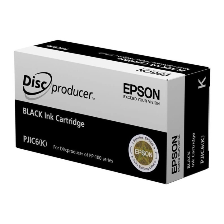 EPSON Blæk C13S020452 PJIC6 Sort i gruppen COMPUTERTILBEHØR / Printere og tilbehør / Blæk og toner / Blækpatroner / Epson hos TP E-commerce Nordic AB (C26727)