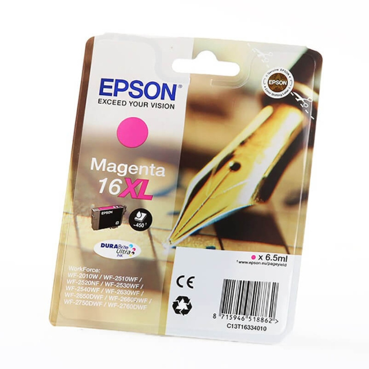 EPSON Blæk C13T16334012 16XL Crossword Magenta i gruppen COMPUTERTILBEHØR / Printere og tilbehør / Blæk og toner / Blækpatroner / Epson hos TP E-commerce Nordic AB (C26770)