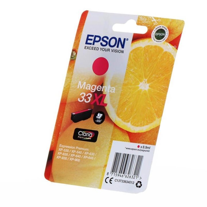 EPSON Blæk C13T33634012 33XL Orange Magenta i gruppen COMPUTERTILBEHØR / Printere og tilbehør / Blæk og toner / Blækpatroner / Epson hos TP E-commerce Nordic AB (C26826)