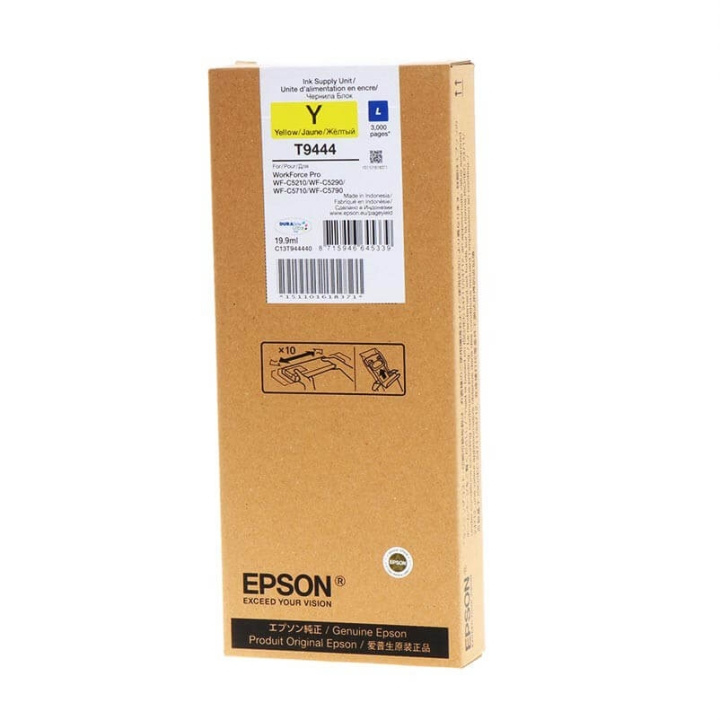 EPSON Blæk C13T944440 T9444 Gul i gruppen COMPUTERTILBEHØR / Printere og tilbehør / Blæk og toner / Blækpatroner / Epson hos TP E-commerce Nordic AB (C26883)