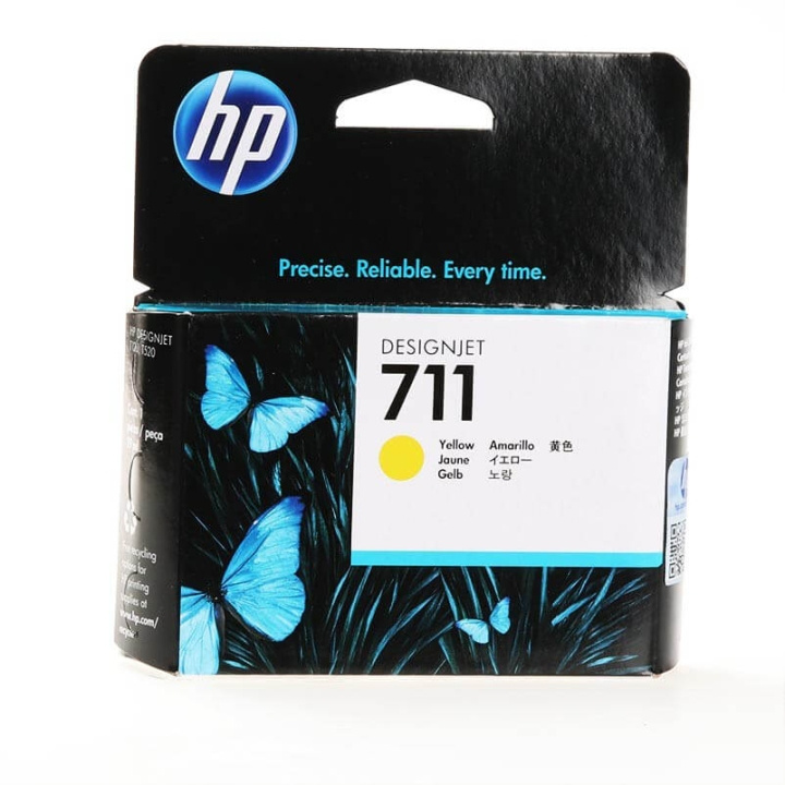 HP Blæk CZ132A 711 Gul 29ml i gruppen COMPUTERTILBEHØR / Printere og tilbehør / Blæk og toner / Toner / HP hos TP E-commerce Nordic AB (C26971)