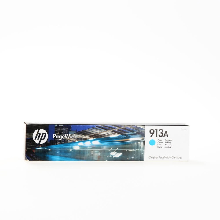 HP Blæk F6T77AE 913A Cyan i gruppen COMPUTERTILBEHØR / Printere og tilbehør / Blæk og toner / Toner / HP hos TP E-commerce Nordic AB (C26977)