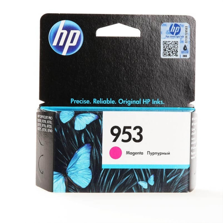 HP Blæk F6U13AE 953 Magenta i gruppen COMPUTERTILBEHØR / Printere og tilbehør / Blæk og toner / Toner / HP hos TP E-commerce Nordic AB (C26984)