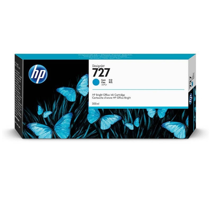 HP Blæk F9J76A 727 Høj Kapacitet Cyan i gruppen COMPUTERTILBEHØR / Printere og tilbehør / Blæk og toner / Toner / HP hos TP E-commerce Nordic AB (C26999)