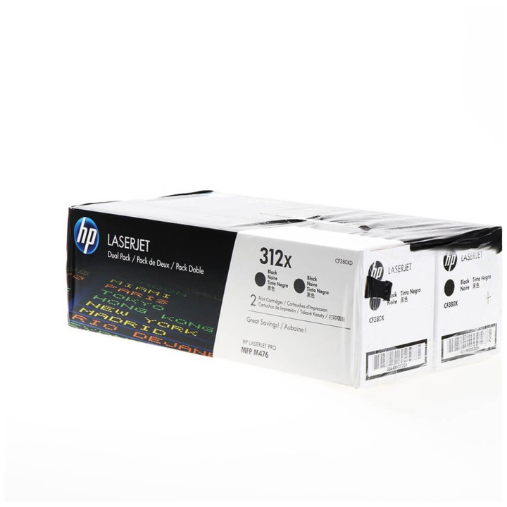 HP Toner CF380XD 312X 2-pak Sort i gruppen COMPUTERTILBEHØR / Printere og tilbehør / Blæk og toner / Toner / HP hos TP E-commerce Nordic AB (C27070)