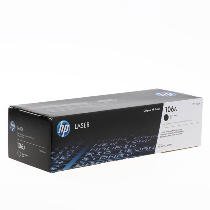 HP Toner W1106A 106A Sort i gruppen COMPUTERTILBEHØR / Printere og tilbehør / Blæk og toner / Toner / HP hos TP E-commerce Nordic AB (C27074)