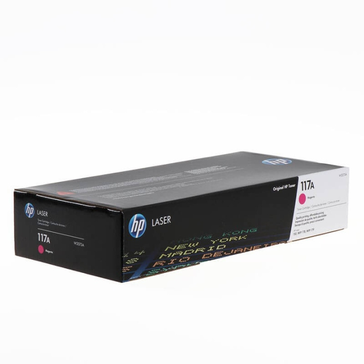 HP Toner W2073A 117A Magenta i gruppen COMPUTERTILBEHØR / Printere og tilbehør / Blæk og toner / Toner / HP hos TP E-commerce Nordic AB (C27079)