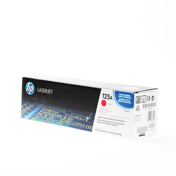 HP Toner CB543A 125A Magenta i gruppen COMPUTERTILBEHØR / Printere og tilbehør / Blæk og toner / Toner / HP hos TP E-commerce Nordic AB (C27092)