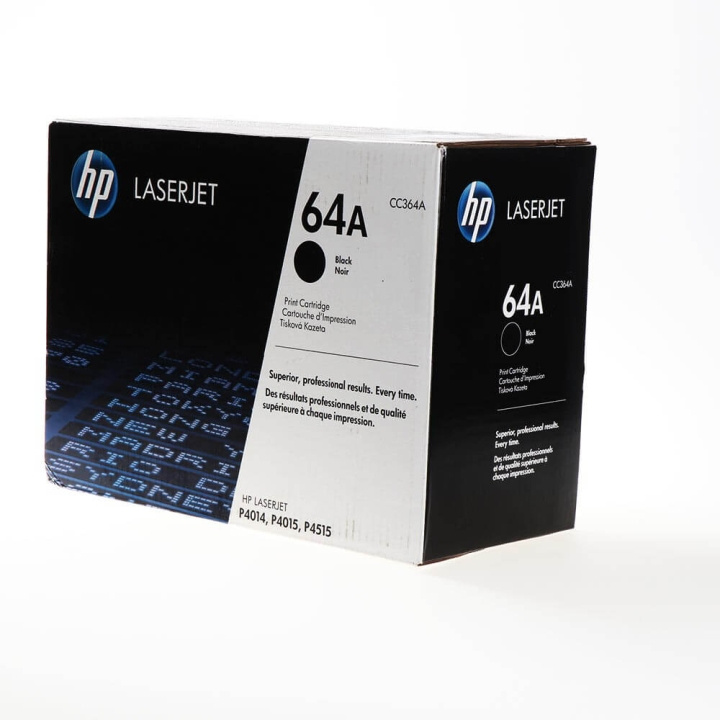 HP Toner CC364A 64A Sort i gruppen COMPUTERTILBEHØR / Printere og tilbehør / Blæk og toner / Toner / HP hos TP E-commerce Nordic AB (C27093)