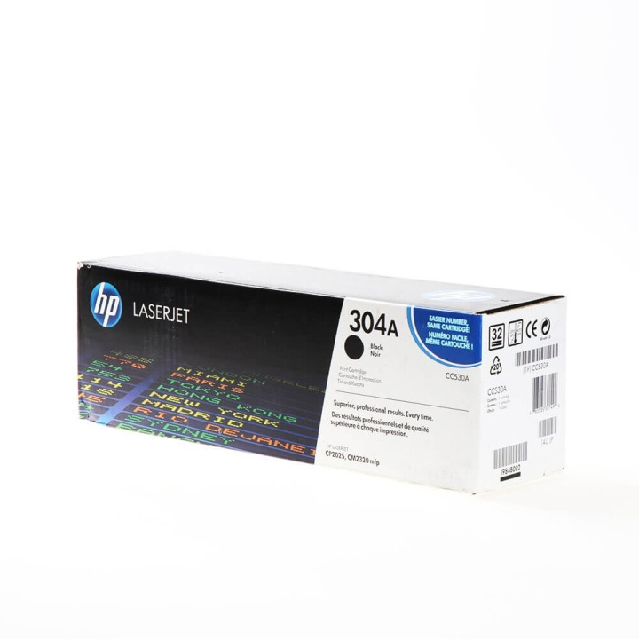 HP Toner CC530A 304A Sort i gruppen COMPUTERTILBEHØR / Printere og tilbehør / Blæk og toner / Toner / HP hos TP E-commerce Nordic AB (C27094)