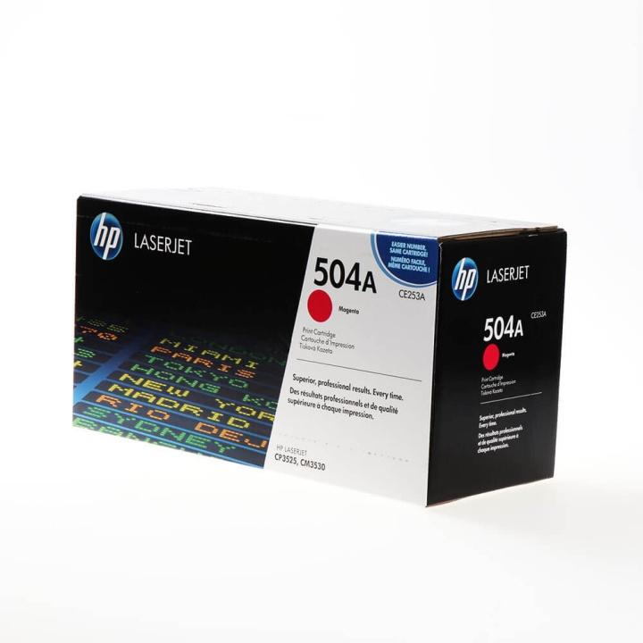 HP Toner CE253A 504A Magenta i gruppen COMPUTERTILBEHØR / Printere og tilbehør / Blæk og toner / Toner / HP hos TP E-commerce Nordic AB (C27105)