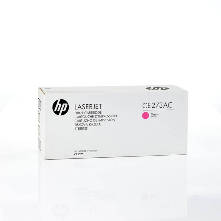 HP Toner CE273AC 650A Magenta Contract i gruppen COMPUTERTILBEHØR / Printere og tilbehør / Blæk og toner / Toner / HP hos TP E-commerce Nordic AB (C27120)