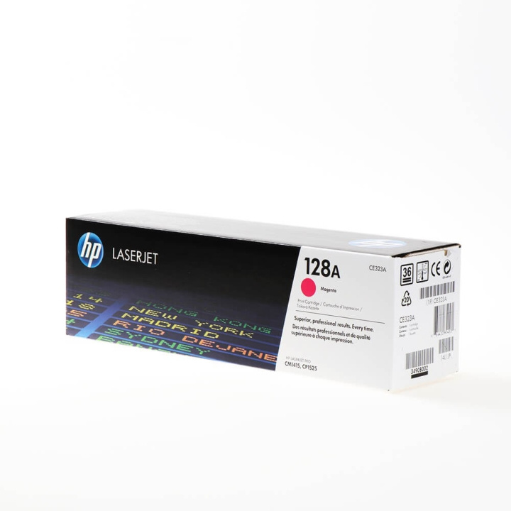 HP Toner CE323A 128A Magenta i gruppen COMPUTERTILBEHØR / Printere og tilbehør / Blæk og toner / Toner / HP hos TP E-commerce Nordic AB (C27134)