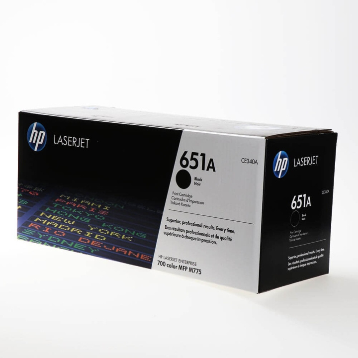 HP Toner CE340A 651A Sort i gruppen COMPUTERTILBEHØR / Printere og tilbehør / Blæk og toner / Toner / HP hos TP E-commerce Nordic AB (C27135)