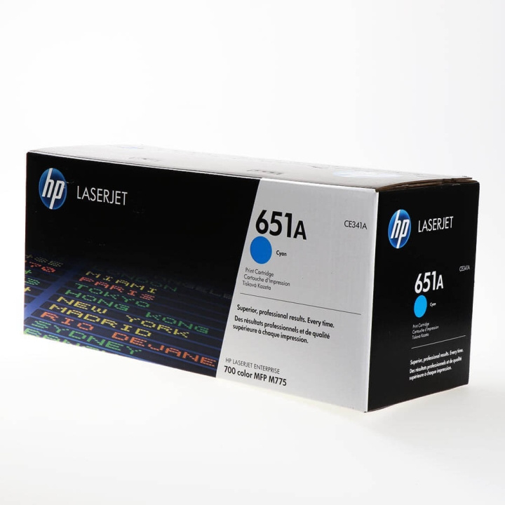 HP Toner CE341A 651A Cyan i gruppen COMPUTERTILBEHØR / Printere og tilbehør / Blæk og toner / Toner / HP hos TP E-commerce Nordic AB (C27136)