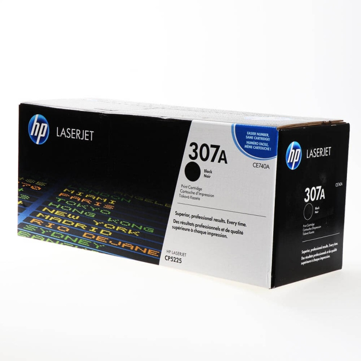 HP Toner CE740A 307A Sort i gruppen COMPUTERTILBEHØR / Printere og tilbehør / Blæk og toner / Toner / HP hos TP E-commerce Nordic AB (C27160)