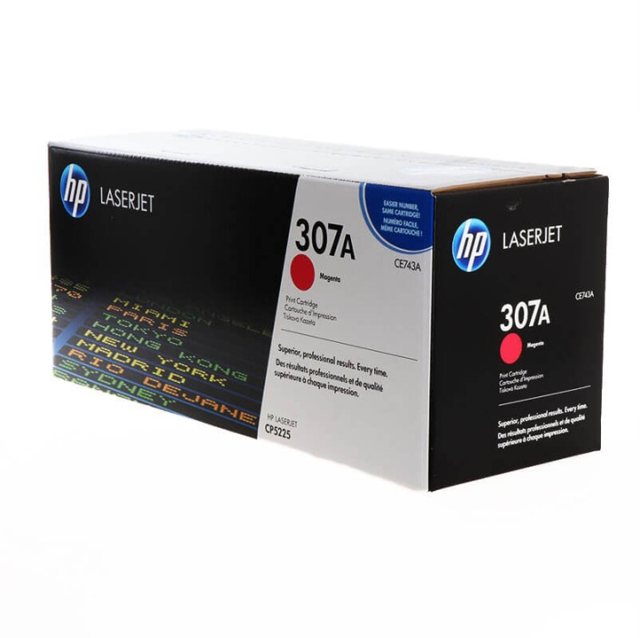 HP Toner CE743A 307A Magenta i gruppen COMPUTERTILBEHØR / Printere og tilbehør / Blæk og toner / Toner / HP hos TP E-commerce Nordic AB (C27163)