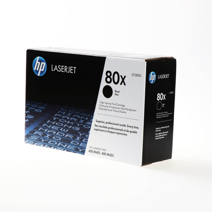 HP Toner CF280X 80X Sort i gruppen COMPUTERTILBEHØR / Printere og tilbehør / Blæk og toner / Toner / HP hos TP E-commerce Nordic AB (C27193)