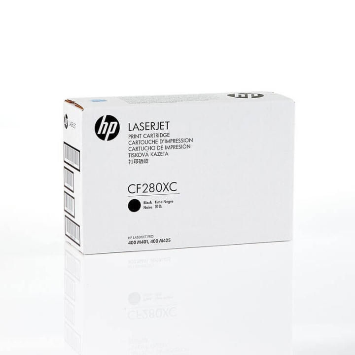 HP Toner CF280XC 80X Sort Contract i gruppen COMPUTERTILBEHØR / Printere og tilbehør / Blæk og toner / Toner / HP hos TP E-commerce Nordic AB (C27194)