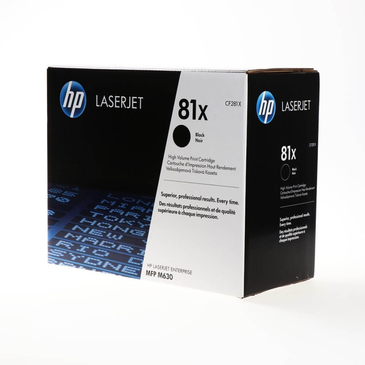 HP Toner CF281X 81X Sort i gruppen COMPUTERTILBEHØR / Printere og tilbehør / Blæk og toner / Toner / HP hos TP E-commerce Nordic AB (C27197)