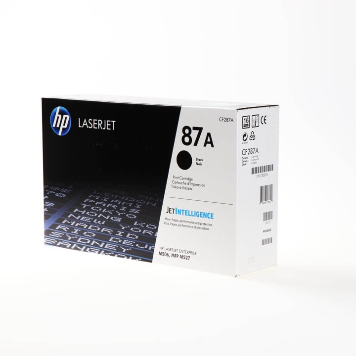 HP Toner CF287A 87A Sort i gruppen COMPUTERTILBEHØR / Printere og tilbehør / Blæk og toner / Toner / HP hos TP E-commerce Nordic AB (C27203)