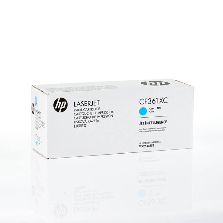 HP Toner CF361XC 508X Cyan Contract i gruppen COMPUTERTILBEHØR / Printere og tilbehør / Blæk og toner / Toner / HP hos TP E-commerce Nordic AB (C27231)