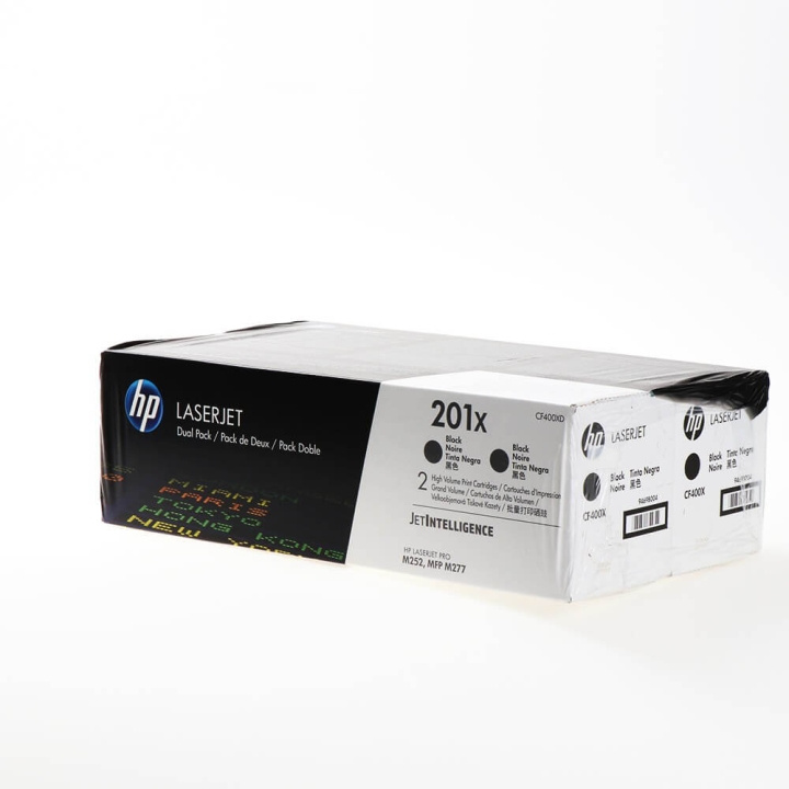 HP Toner CF400XD 201X 2-pak Sort i gruppen COMPUTERTILBEHØR / Printere og tilbehør / Blæk og toner / Toner / HP hos TP E-commerce Nordic AB (C27245)