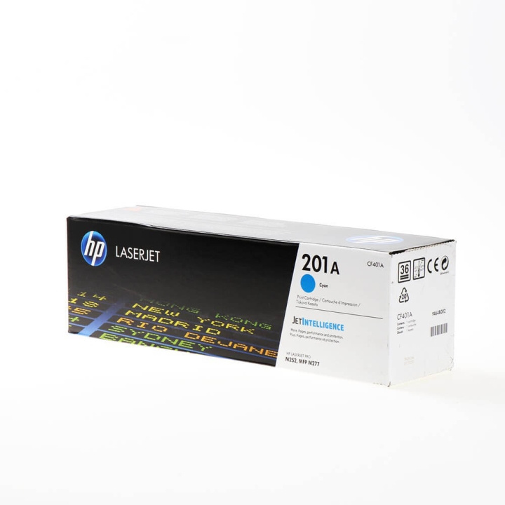 HP Toner CF401A 201A Cyan i gruppen COMPUTERTILBEHØR / Printere og tilbehør / Blæk og toner / Toner / HP hos TP E-commerce Nordic AB (C27246)