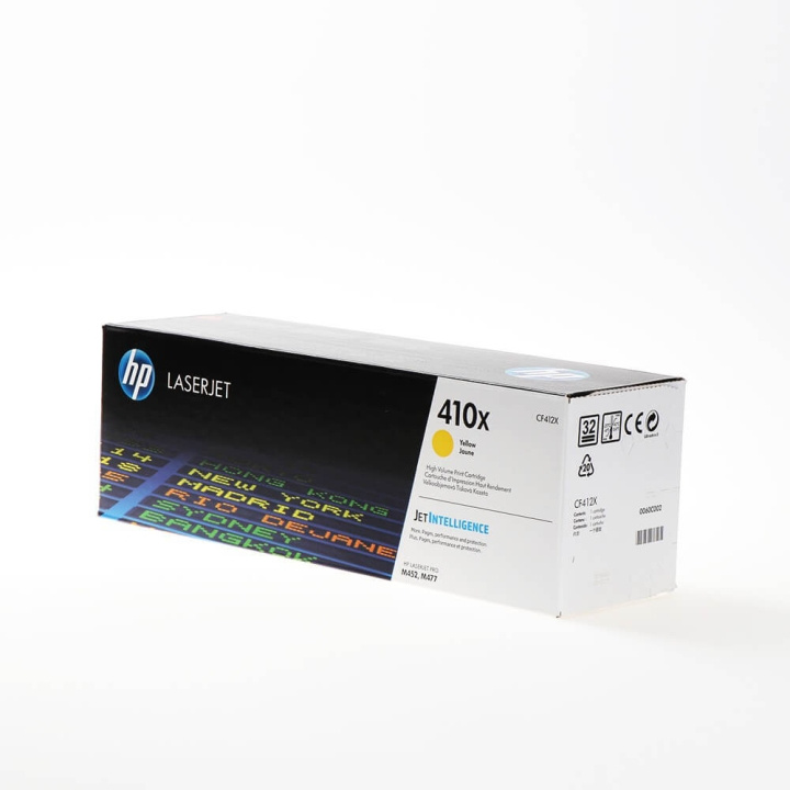 HP Toner CF412X 410X Gul i gruppen COMPUTERTILBEHØR / Printere og tilbehør / Blæk og toner / Toner / HP hos TP E-commerce Nordic AB (C27260)