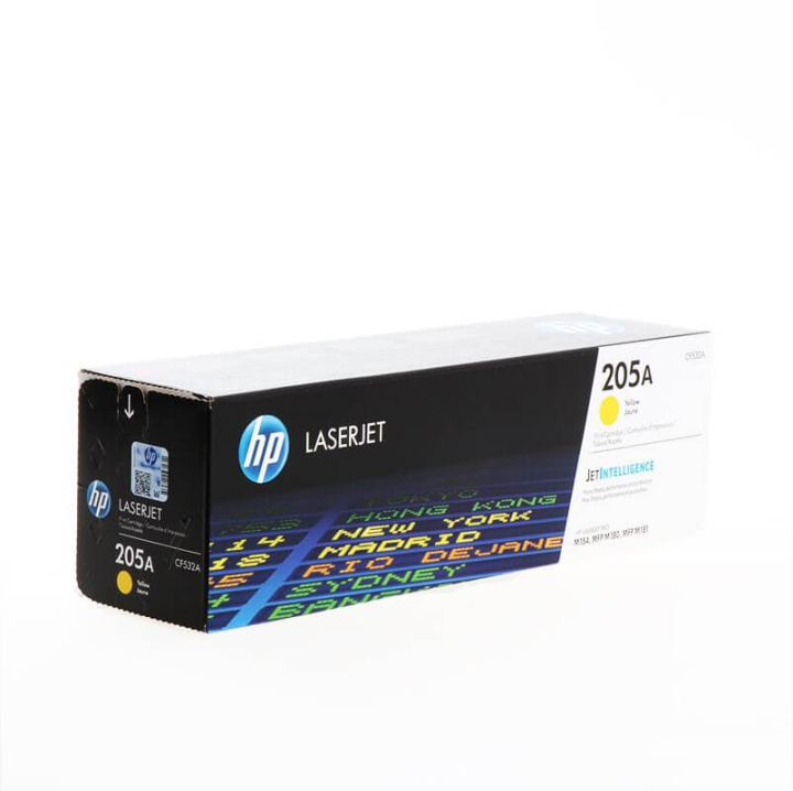 HP Toner CF532A 205A Gul i gruppen COMPUTERTILBEHØR / Printere og tilbehør / Blæk og toner / Toner / HP hos TP E-commerce Nordic AB (C27275)